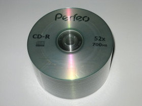 Диски Диски ^/--/^ PERFEO 50 дисков CD-R 700 MB / 80 min / 52 /--/ x.Тайвань. ^_^^^ PERFEO 50 дисків CD-R 700 MB / 80 min / 52 /--/ x.Тайвань. - фото фото фото