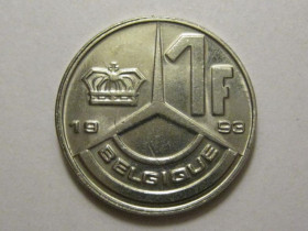 Бельгія Бельгия ^/--/^ Бельгия 1 франк 1993 года BELGIQUE 3 /--/ П /--/ 647 ^_^^^ Бельгія 1 франк 1993 року BELGIQUE 3 /--/ П /--/ 647 - фото фото фото