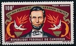 Інше Другое ^/--/^ Камерун 100 лет со дня смерти Авраама Линкольна 1965 ^_^^^ Камерун 100 років від дня смерті Авраама Лінкольна 1965 - фото фото фото