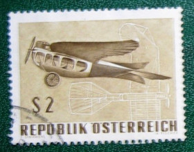 Транспорт Транспорт ^/--/^ Австрия  (1968) Самолёт. Авиация ^_^^^ Австрія (1968) Літак. Авіація - фото фото фото