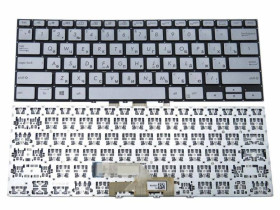 Клавіатури Клавиатуры ^/--/^ Клавиатура для ASUS ZenBook UX /--/ 462, UX /--/ 462 /--/ DA (RU Silver) ^_^^^ ASUS ZenBook UX /--/ 462 UX /--/ 462 /--/ DA (RU Silver). Оригінал - фото фото фото