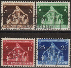 Третій Рейх (-) Третий Рейх (-) ^/--/^ 1936 - Рейх - Конгрес Mi.617-20 _3,0 € ^_^^^ 1936 - Рейх - Конгресс Mi.617-20 _3,0 € - фото фото фото