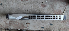 Комутатори, Світчі Коммутаторы, Свитчи ^/--/^ Коммутатор D-Link DES-1210-28 Ver:A 28-port № 23100201 ^_^^^ Комутатор D-Link DES-1210-28 Ver:A 28-port No 23100201 - фото фото фото