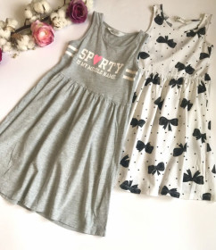 Сарафани Сарафаны ^/--/^ Сарафани Котонові. H&amp;M. Італія. 6/8 років. Ріст 122/128 см ^_^^^ Сарафаны Котоновые. H&amp;M. Италия. 6/8 лет. Рост 122/128 см - фото фото фото
