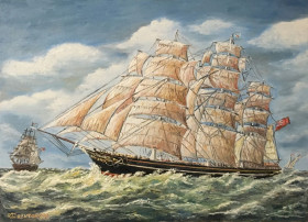 Картини, Гравюри, Живопис та Графіка Картины, Гравюры, Живопись и Графика ^/--/^ Картина маслом &amp;quot;Парусник&amp;quot; художник Обертас Ю.А.,ручная работа/холст/масло ^_^^^ Картина маслом &amp;quot;Парусник &amp;quot; художник Обертас Ю.А.,ручна робота/холст/масло - фото фото фото