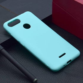 Чохли, бампера Чехлы, бампера ^/--/^ Чохол Xiaomi Redmi 6 силікон soft touch бампер м&amp;#039;ятно-блакитний ^_^^^ Чехол Xiaomi Redmi 6 силикон soft touch бампер м&amp;#039;ятно-голубой - фото фото фото