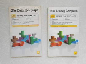 Видання - р. Издания - гг. ^/--/^ The Daily Telegraph Training Your Brain, Paperback Book Bundle, Simon Wootton - фото фото фото