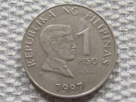 Філіппіни Филиппины ^/--/^ Филиппины 1 писо 1997 года #4180 ^_^^^ Філіппіни 1 листо 1997 року #4180 - фото фото фото