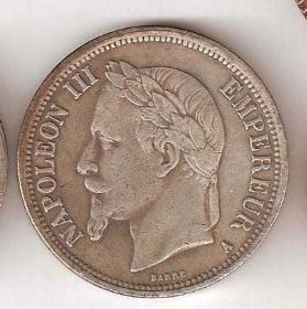 Копії, підробки Копии, подделки ^/--/^ 5 Франков 1865 Франция ^_^^^ 5 Франків 1865 Франція - фото фото фото