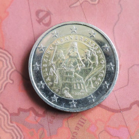 Сучасні c  року Современные c  года ^/--/^ Германия Німеччина 2 евро 2024 175 лет Конституции Паульскирхе ^_^^^ Германия 2 евро 2024 175 лет Конституции Паульскирхе - фото фото фото