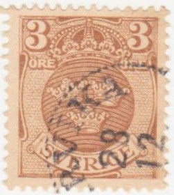 Інші країни Другие страны ^/--/^ Швеция 1911  г. № 66 гашеная ^_^^^ Швеція 1911 р. No 66 гашена - фото фото фото
