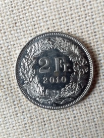 Швейцарія Швейцария ^/--/^ 2 франки 2010 /--/ р Швейцарія ^_^^^ 2 франка 2010 /--/ г Швейцария - фото фото фото
