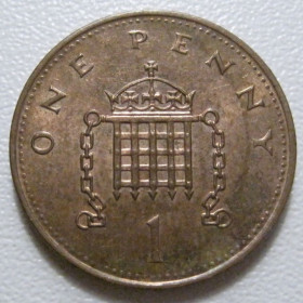 Єлизавета II (після ) Елизавета II (после ) ^/--/^ Велика Британія 1 пенні 1994 року 43105 ^_^^^ Великобритания 1 пенни 1994 года 43105 - фото фото фото