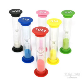Пісочний годинник Песочные часы ^/--/^ Песочные часы Hourglass, набор 6 шт., от 30 сек. до 10 минут ^_^^^ Пісочний годинник Hourglass, набір 6 шт., від 30 сек. до 10 хвилин - фото фото фото