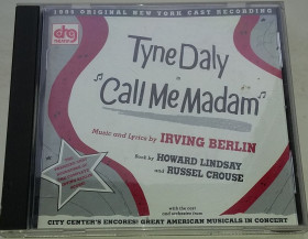 Музичні диски Музыкальные диски ^/--/^ TYNE DALY, IRVING BERLIN  Call Me Madam  (1995 Original New York Cast Recording) CD Canada ^_^^^ TYNE DALY IRVING BERLIN Call Me Madam (1995 Original New York Cast Recording) CD Canada - фото фото фото