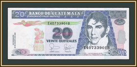 Центральна Америка Центральная Америка ^/--/^ Гватемала 20 кетсалей 2006 P-112  (112 /--/ a) a-UNC ^_^^^ Гватемала 20 кетсалей 2006 P-112 (112 /--/ a) a-UNC - фото фото фото