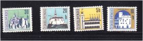 Чехословаччина Чехословакия ^/--/^ Чехословакия 1965 г MNH   архитектура ^_^^^ Чехословаччина 1965 MNH - архітектура - фото фото фото