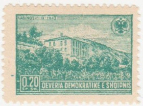 Балканський півострів Балканский полуостров ^/--/^ Албания  1945  г. № 389 ** ^_^^^ Албанія 1945 No 389 ** - фото фото фото
