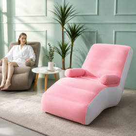 Надувна меблі Надувная мебель ^/--/^ Надувний диван з підлокітниками Inflatable Sofa / Портативне складане крісло для дому, дачі, туризму та відпочинку, 140 /--/ х /--/ 85 /--/ х /--/ 80 см - фото фото фото