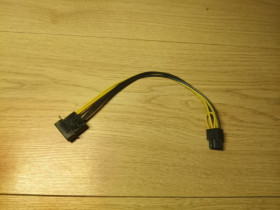 Інше Другое ^/--/^ Кабель живлення 3-контактний роз&amp;apos;єм Molex на 6-контактний роз&amp;apos;єм PCIe ^_^^^ Кабель питания 3-контактный разъём Molex на 6-контактный разъём PCIe - фото фото фото