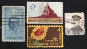 Північна Америка Северная Америка ^/--/^ США (1961) Подборка марок ^_^^^ США (1961) Добірка марок - фото фото фото