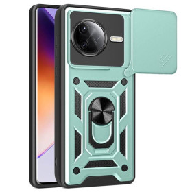 Чохли, бампера Чехлы, бампера ^/--/^ Чохол Fiji Camera Defence для Poco F /--/ 7 Pro бампер із захистом камери та підставкою Green ^_^^^ Чехол Fiji Camera Defence для Poco F /--/ 7 Pro бампер с защитой камеры и подставкой Green - фото фото фото