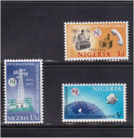 Освоєння космосу Освоение космоса ^/--/^ Космос . Нигерия 1965 г  MNH - ^_^^^ Нігерія 1965 MNH - фото фото фото