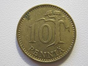 Фінляндія Финляндия ^/--/^ Финляндия 10 пенни 1972 года 1844 ^_^^^ Фінляндія 10 пенні 1972 1844 - фото фото фото