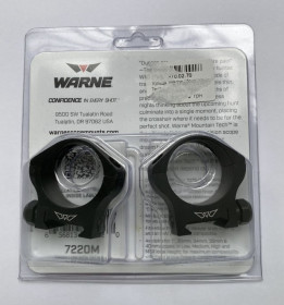 Полювання Охота ^/--/^ Кільця Warne Mountain Tech Scope Rings. d - 34 мм. Low. Weaver/Picatinny ^_^^^ Кольца для прицела Warne Mountain Tech 34 мм - фото фото фото