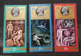 Освоєння космосу Освоение космоса ^/--/^ СССР 1980 г - 20-летие Центра подготовки космонавтов им.Ю.Гагарина, негаш ^_^^^ СРСР 1980 - 20-річчя Центру підготовки космонавтів ім.Ю.Гагаріна, негаш - фото фото фото