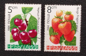 Флора Флора ^/--/^ Болгария 1984 г - Фрукты, гаш ^_^^^ Болгарія 1984 р - Фрукти, гаш - фото фото фото