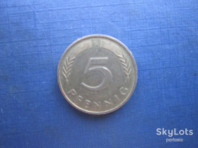 НДР, ФРН ГДР, ФРГ ^/--/^ Монета 5 пфенігів Німеччина ФРН 1988 G ^_^^^ Монета 5 пфеннигов Германия ФРГ 1988 G - фото фото фото