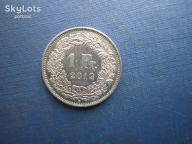 Швейцарія Швейцария ^/--/^ Монета 1 франк Швейцарія 2012 ^_^^^ Монета 1 франк Швейцария 2012 - фото фото фото