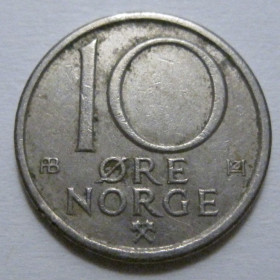 Норвегія Норвегия ^/--/^ Норвегія 10 ере 1974 року 41526 ^_^^^ Норвегия 10 эре 1974 года 41526 - фото фото фото