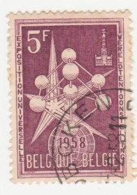 Бенілюкс Бенилюкс ^/--/^ Бельгия 1958  г. № 1095 гашеная ^_^^^ Бельгія 1958 р. No 1095 гашена - фото фото фото
