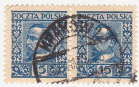 Польща Польша ^/--/^ Польша 1928 г №  224 гашеная пара ^_^^^ Польща 1928 р. No 224 гашена пара - фото фото фото