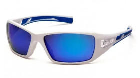 Велоокуляри Велоочки ^/--/^ Велоочки Pyramex Velar White (ice blue mirror) дзеркальні сині (2 /--/ ВЕЛАР-Б /--/ 90) ^_^^^ Велоочки Pyramex Velar White (ice blue mirror) зеркальные синие (2 /--/ ВЕЛАР-Б /--/ 90) - фото фото фото
