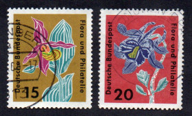Інші країни Другие страны ^/--/^ ФРН 1963 - Виставка флора та філателія  (Гб) ^_^^^ ФРГ 1963 - Выставка флора и филателия (Гб) - фото фото фото