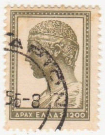 Греція Греция ^/--/^ Греция  1954 г.№  591 гашеная ^_^^^ Греція 1954 р. No 591 гашена - фото фото фото
