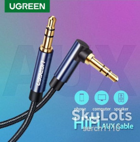 Кабелі Кабели ^/--/^ Ugreen Premium Audio 3.5 мм Hi-Fi Stereo Aux аудио кабель 1 м позолоченный штекер ^_^^^ Ugreen Premium Audio 3.5 мм Hi-Fi Stereo Aux аудіо кабель 1 м позолочений штекер - фото фото фото