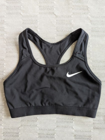 Топи Топы ^/--/^ Компрессионный топ женский Nike Dri-FIT Swoosh black/white. S ^_^^^ Компресійний топ жіночий Nike Dri-FIT Swoosh black/white. S S S - фото фото фото