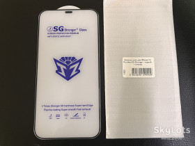 Плівки для екранів Пленки для экранов ^/--/^ Захисне скло з сіткою ESD SG Stronger для Apple iPhone 12 Pro Max ^_^^^ Защитное стекло с сеткой ESD SG Stronger для Apple iPhone 12 Pro Max - фото фото фото