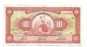 Перу Перу ^/--/^ Перу 10 солей 20 сентября 1963 ^_^^^ Перу 10 солей 20 вересня 1963 - фото фото фото