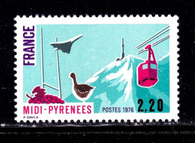 Транспорт Транспорт ^/--/^ Авиация .  Франция   1976 г MNH - фауна , флора ^_^^^ Франція 1976 р MNH - фауна, флора - фото фото фото