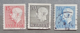 Скандинавія Скандинавия ^/--/^ Швеция 1961 г - король Густав VI Адольф, гаш ^_^^^ 1961 — король Густав VI Адольф, гаш - фото фото фото