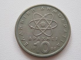 Греція Греция ^/--/^ Греция 10 драхм 1988 года #19189 ^_^^^ Греція 10 драхм 1988 #19189 - фото фото фото