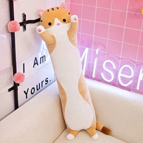 М'які іграшки Мягкие игрушки ^/--/^ Мягкая Игрушка Кот Батон 50 см, Коричневый ^_^^^ М'яка Іграшка Кот Батон 50 см, Коричневий - фото фото фото