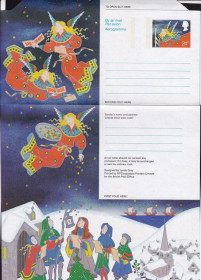 Транспорт Транспорт ^/--/^ Флот . СССР 1982 г  MNH - аэрограмма  чистая с ОМ - Рождество - ^_^^^ СРСР 1982 р MNH - аерограма чиста з ОМ - Різдво - - фото фото фото