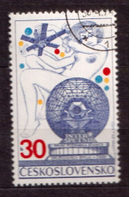 Освоєння космосу Освоение космоса ^/--/^ Чехословакия. Станция Чехословацкой спутниковой связи  (серия) 1974 г. ^_^^^ Чехословаччина. Станція Чехословацького супутникового зв'язку (серія) 1974 р. - фото фото фото