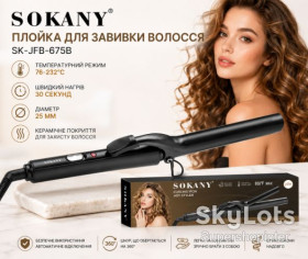 Плойки Плойки ^/--/^ Плойка Sokany SK-JFB-675 /--/ B для волос, щипцы для создания локонов и волн ^_^^^ Sokany SK-JFB-675 /--/ B для волосся, щипці для створення локонів і хвиль - фото фото фото